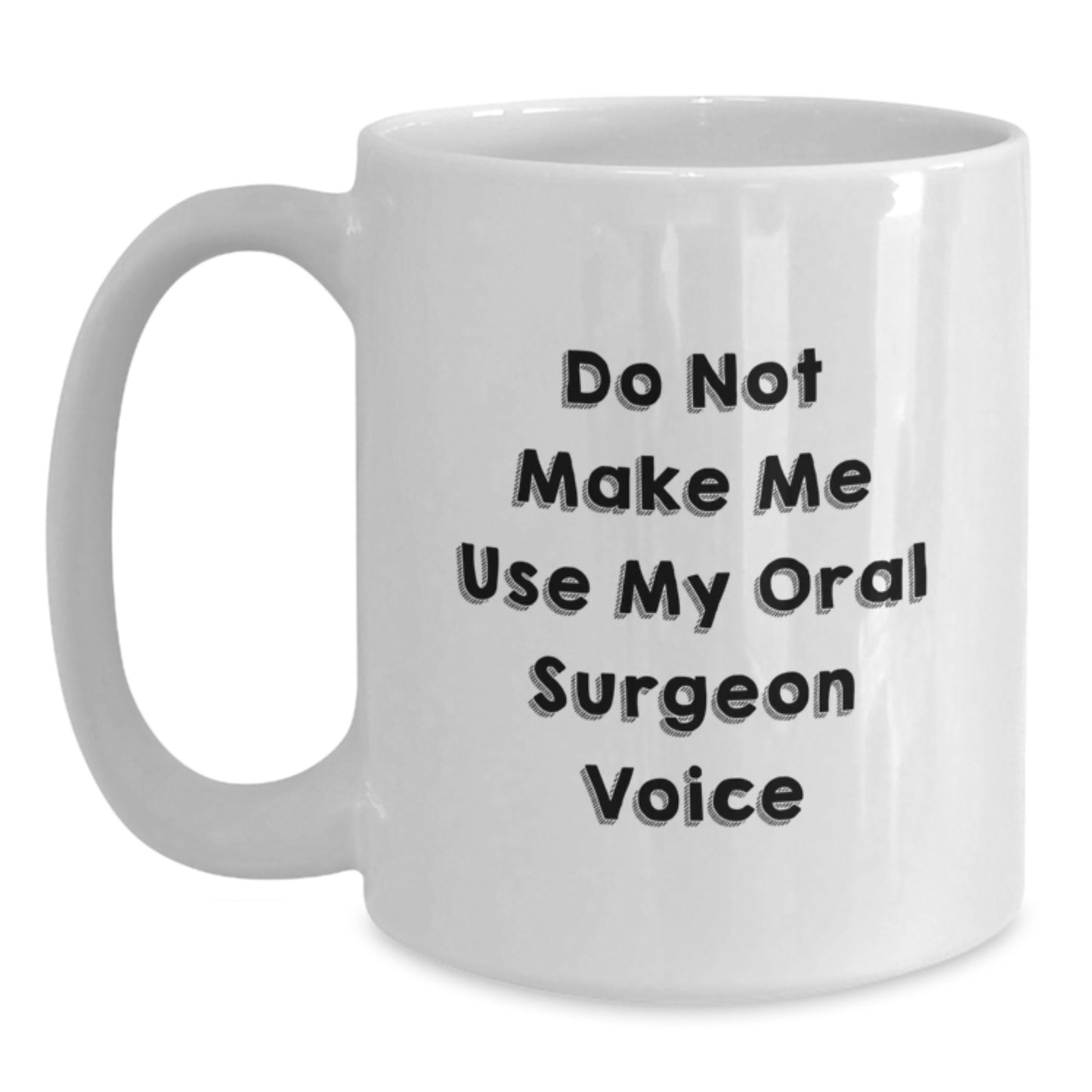 Funny Oral Surgeon Gifts for Men from Friends on Valentine's White Coffee Mug - Main