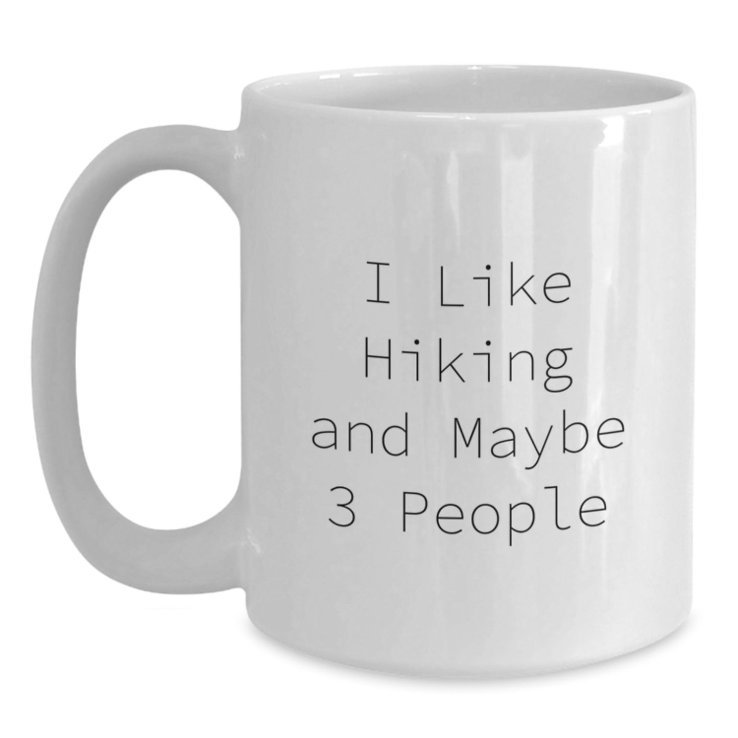Birthday Gift for Her Hiking Mug Present – 11oz Ceramic with 'I Like - Main