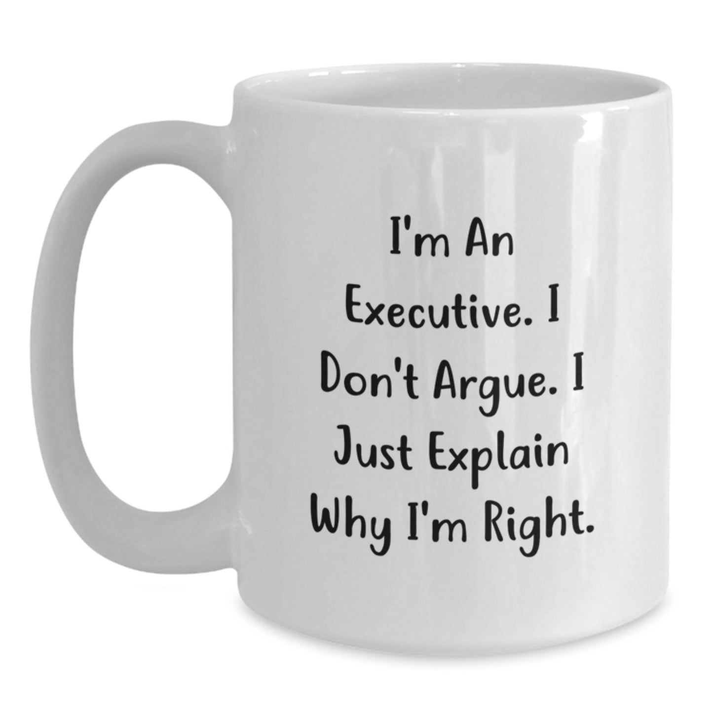 Executive Keepsake White Coffee Mug for Him Graduation Gift - Main