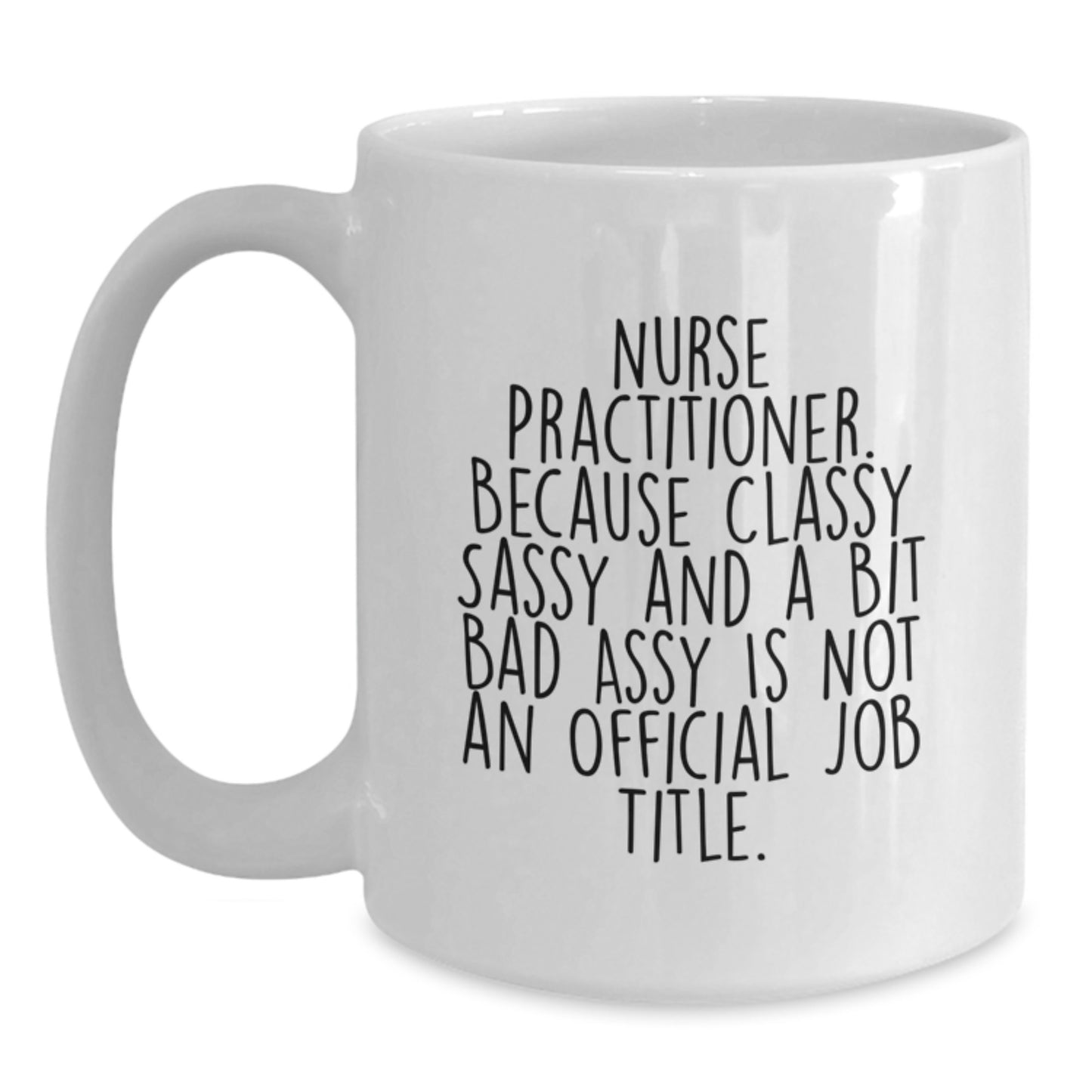 Nurse Practitioner Keepsake White Coffee Mug for Him Graduation Gift - Main