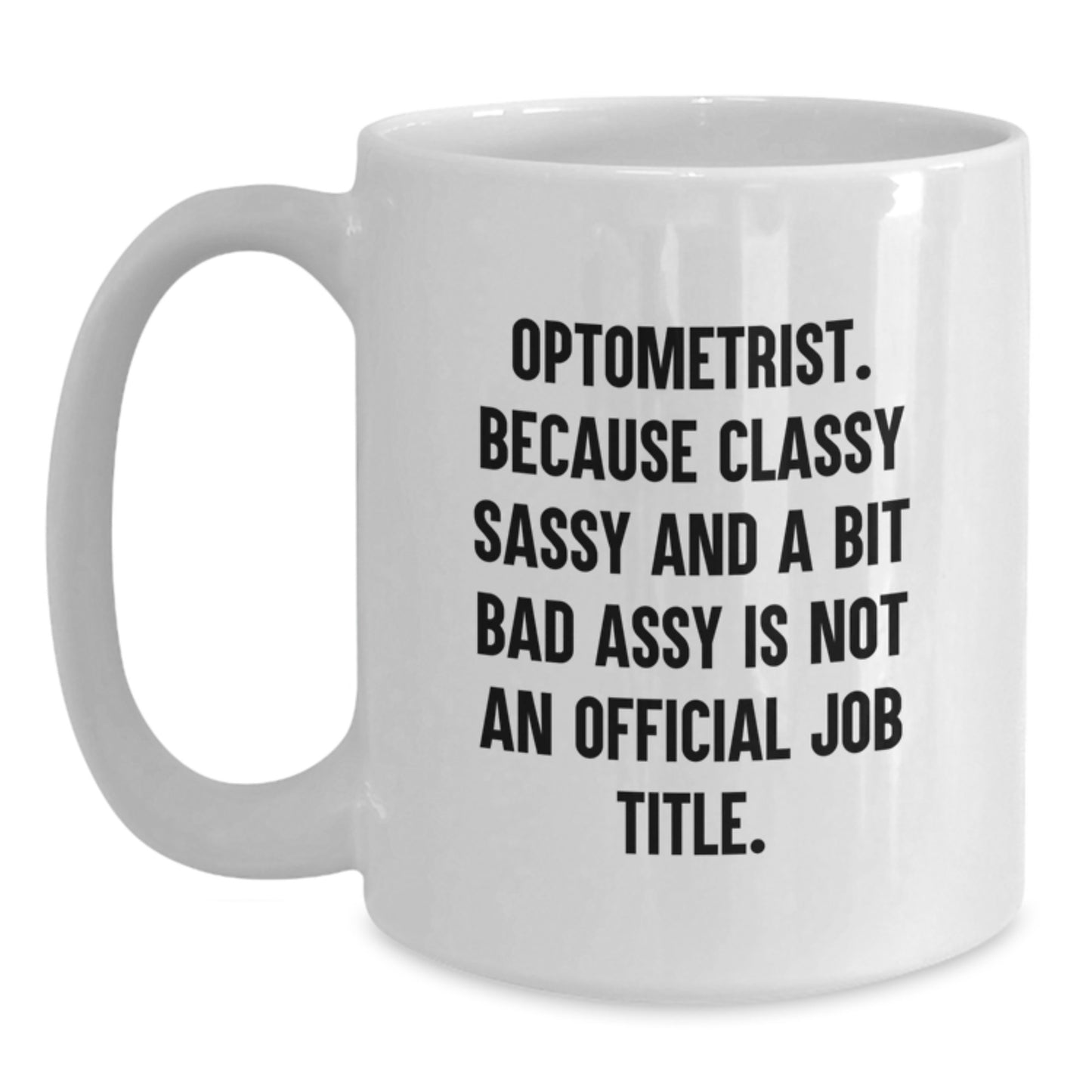 Optometrist Keepsake Ceramic White Coffee Mug for Him Birthday Gift - Main