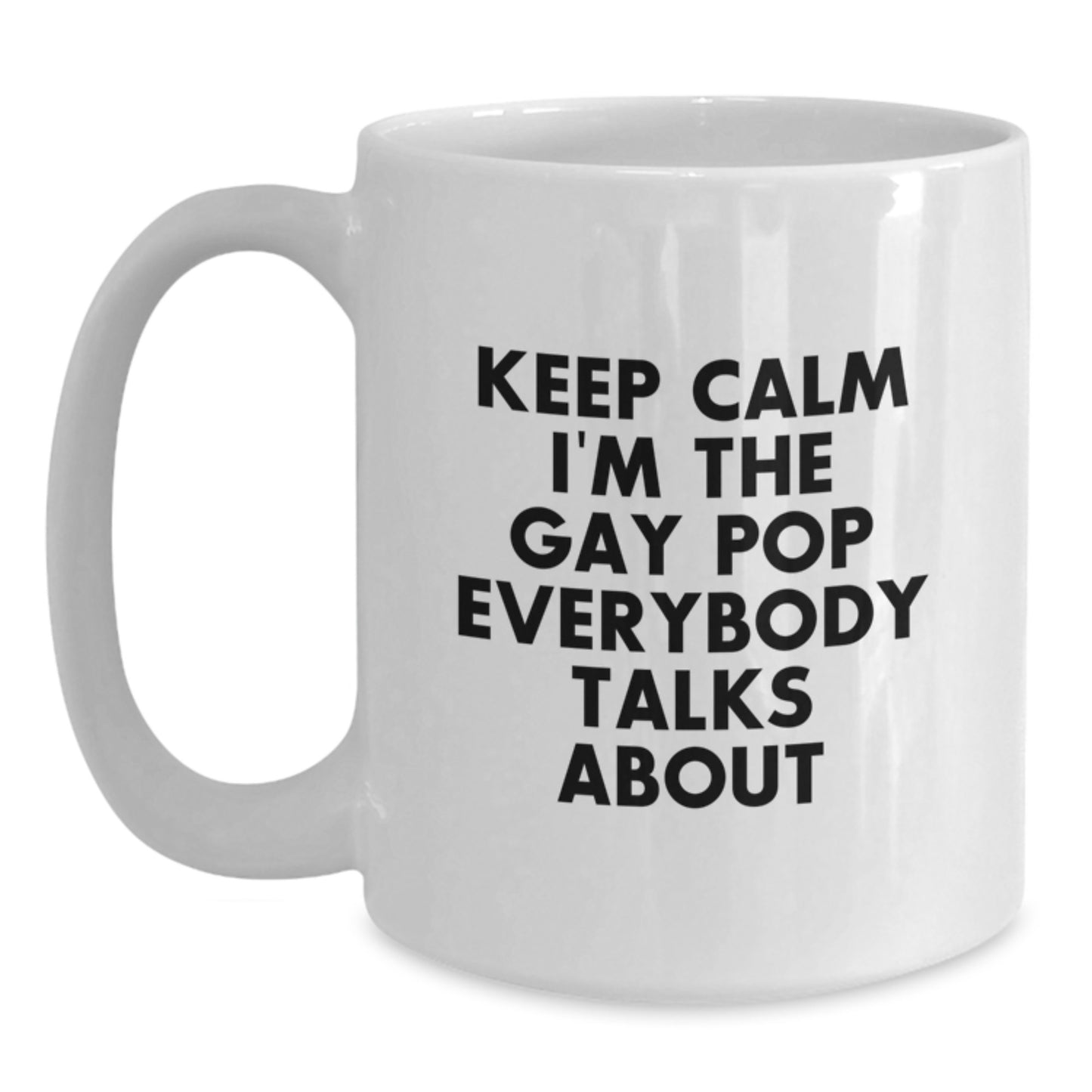 Pop Keepsake White Coffee Mug for Him Birthday Gift - Main
