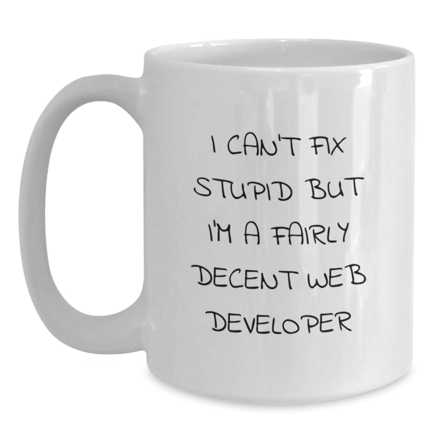 Funny Web Developer White Coffee Mugs Gifts from Friends for Men - Main
