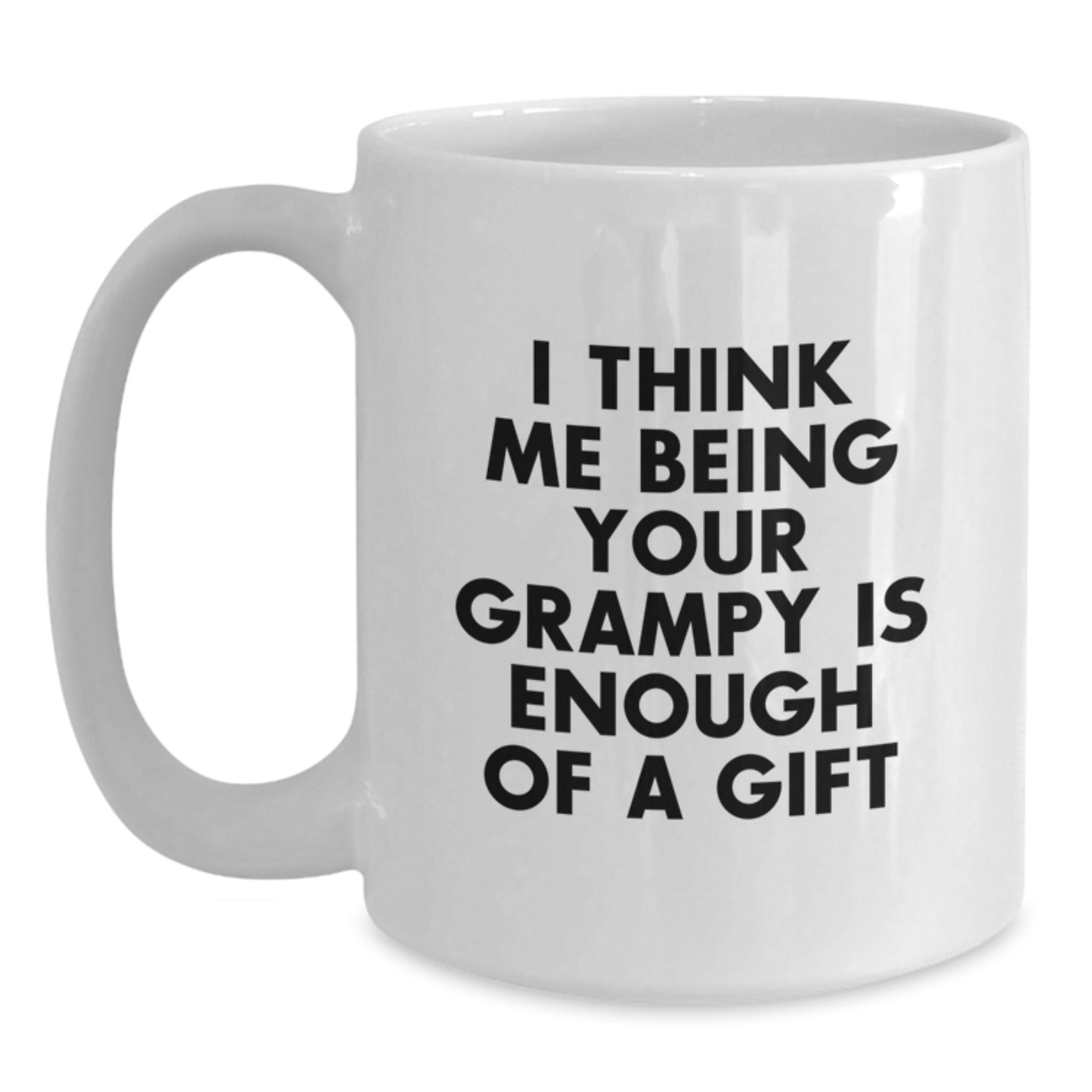 Grampy Keepsake White Coffee Mug for Him Birthday Gift with 11oz Ceramic - Main