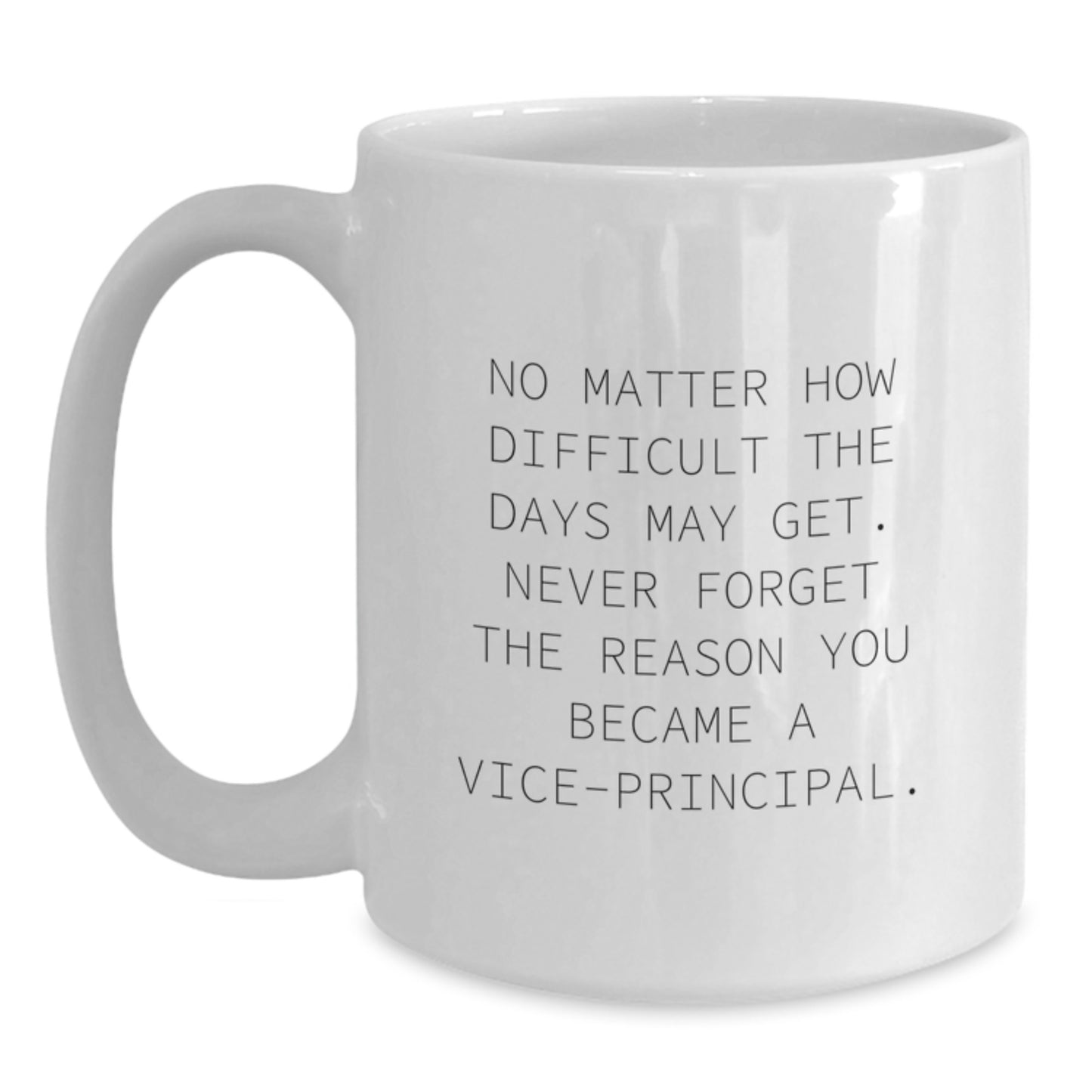 Vice-Principal Keepsake White Coffee Mug for Him Graduation Gift - Main