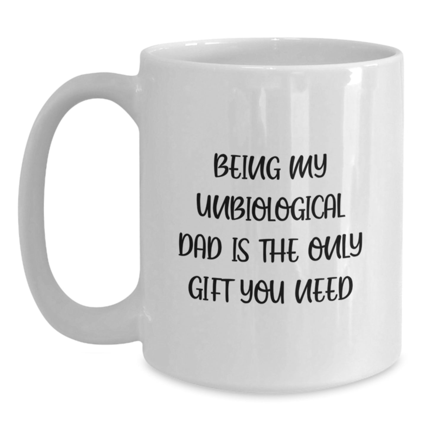 Funny Unbiological Dad Gifts from Men, Women, Friends, Coworkers, Family to Unbiological Dad on Graduation Unique Gifts - Main