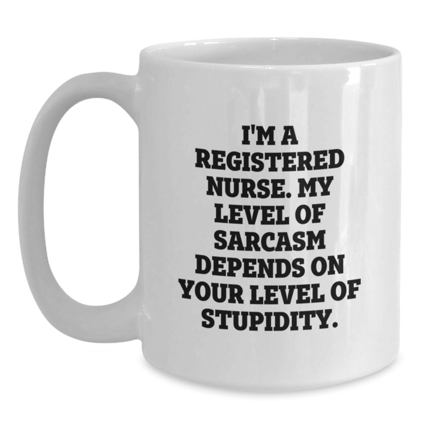 Registered Nurse Keepsake White Coffee Mug for Him Birthday Gift - Main
