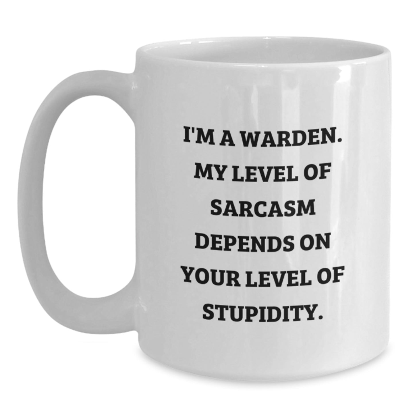 Warden Keepsake White Coffee Mug for Him Surprise Graduation Gift - Main