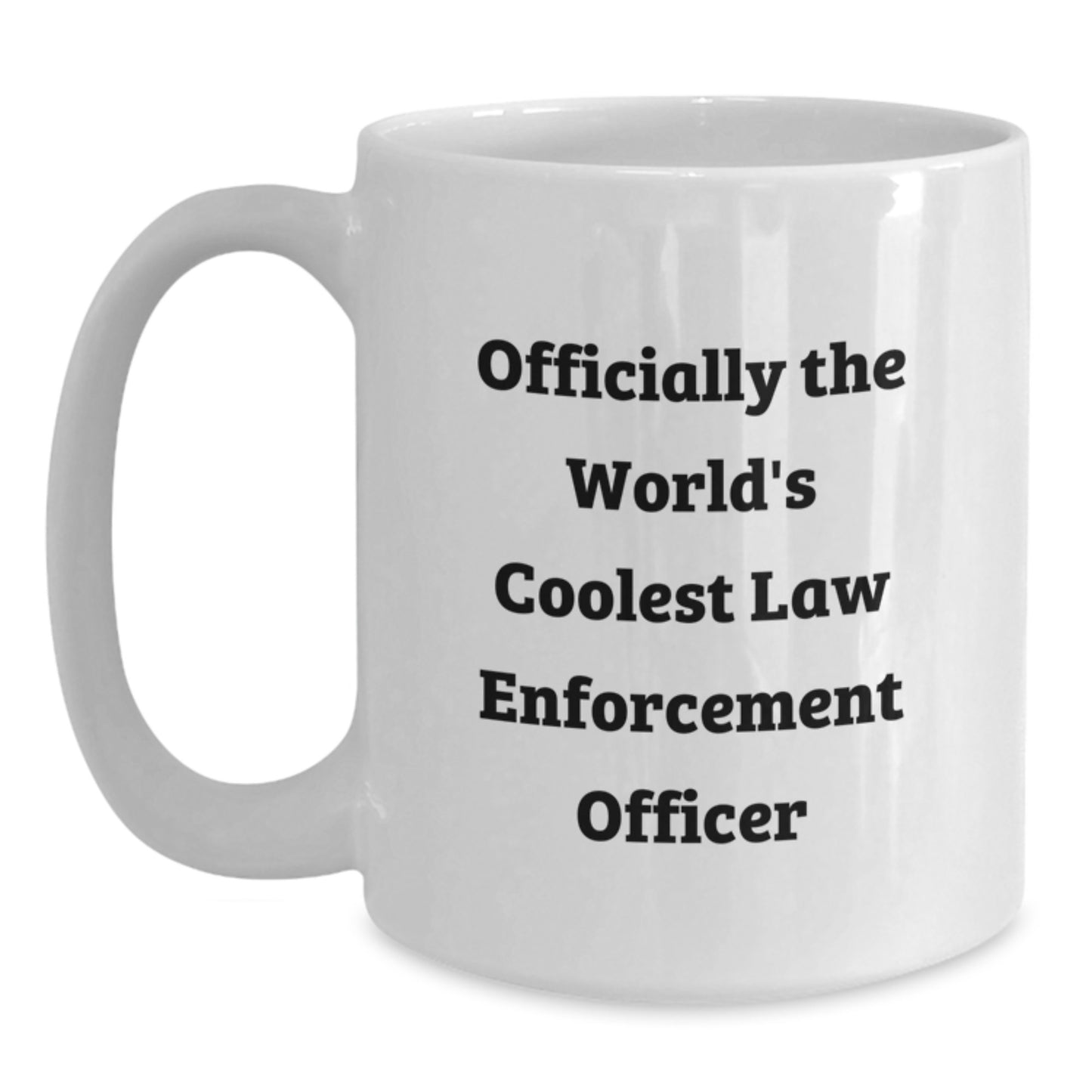 Law Enforcement Officer Keepsake Coffee Mug for Him Graduation Gift - Main