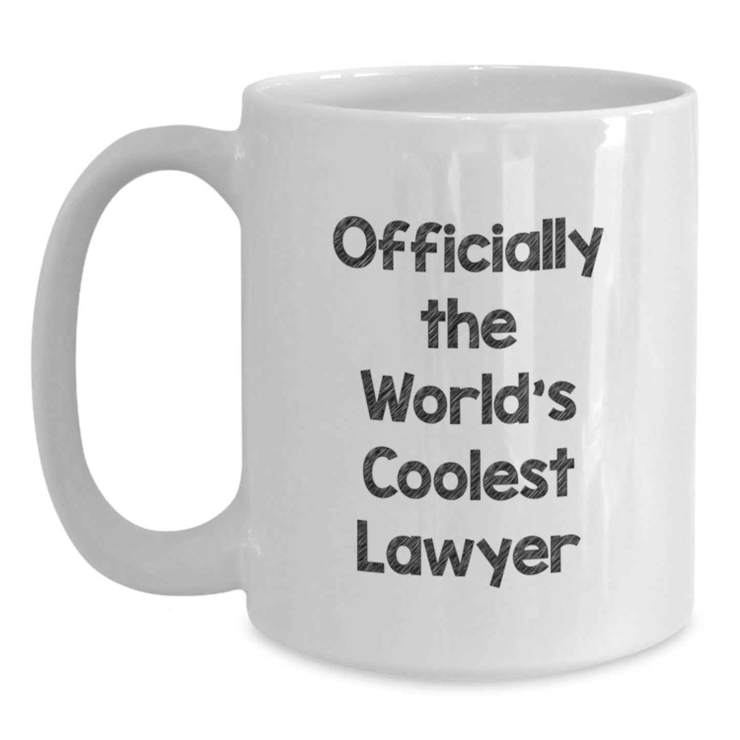 For Him Keepsake Birthday Gift Officially The World's Coolest Lawyer Mug - Main