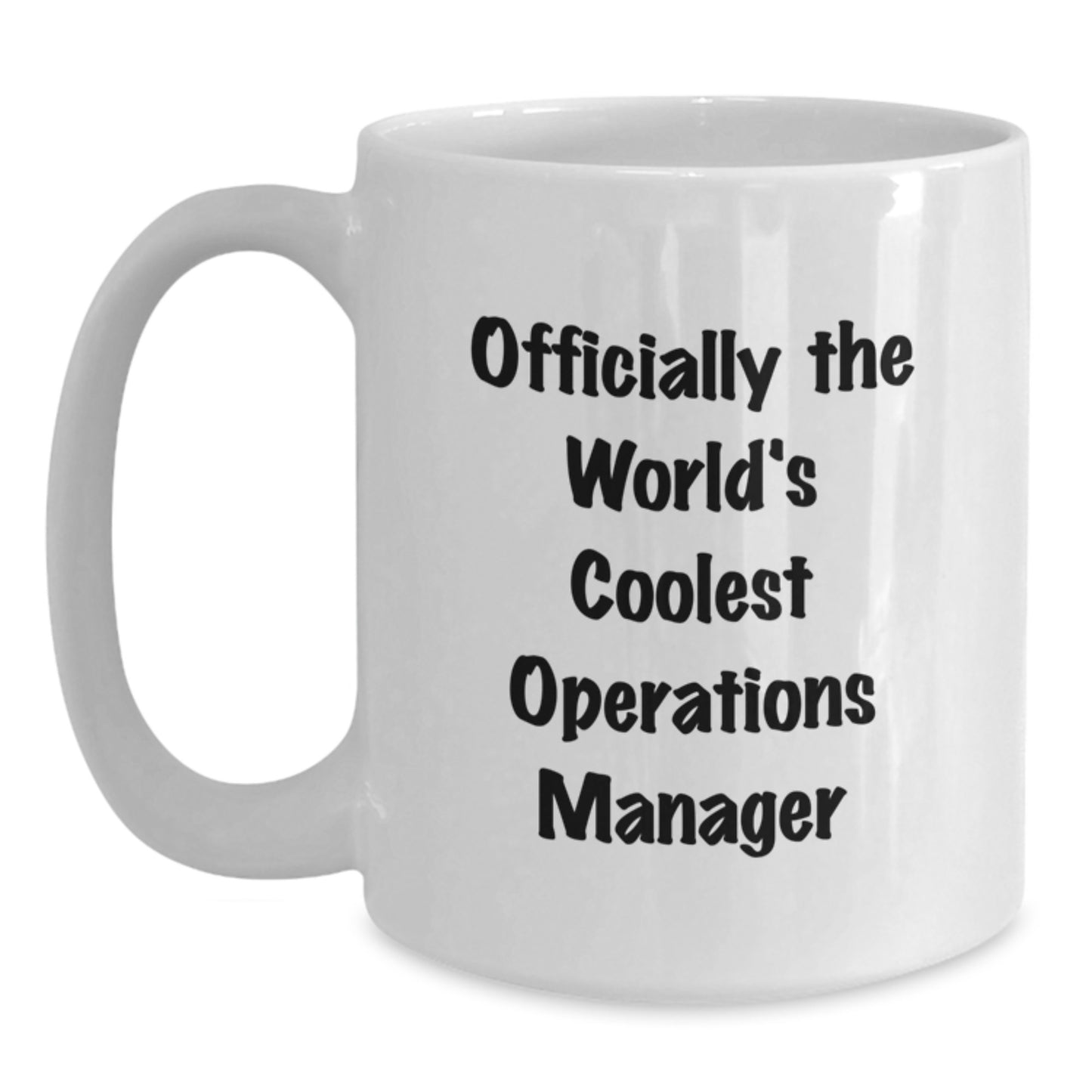 Funny Operations Manager Gifts for Him - Officially The World's Coolest 'You're the Best' Christmas Unique Gifts from Friends - Main