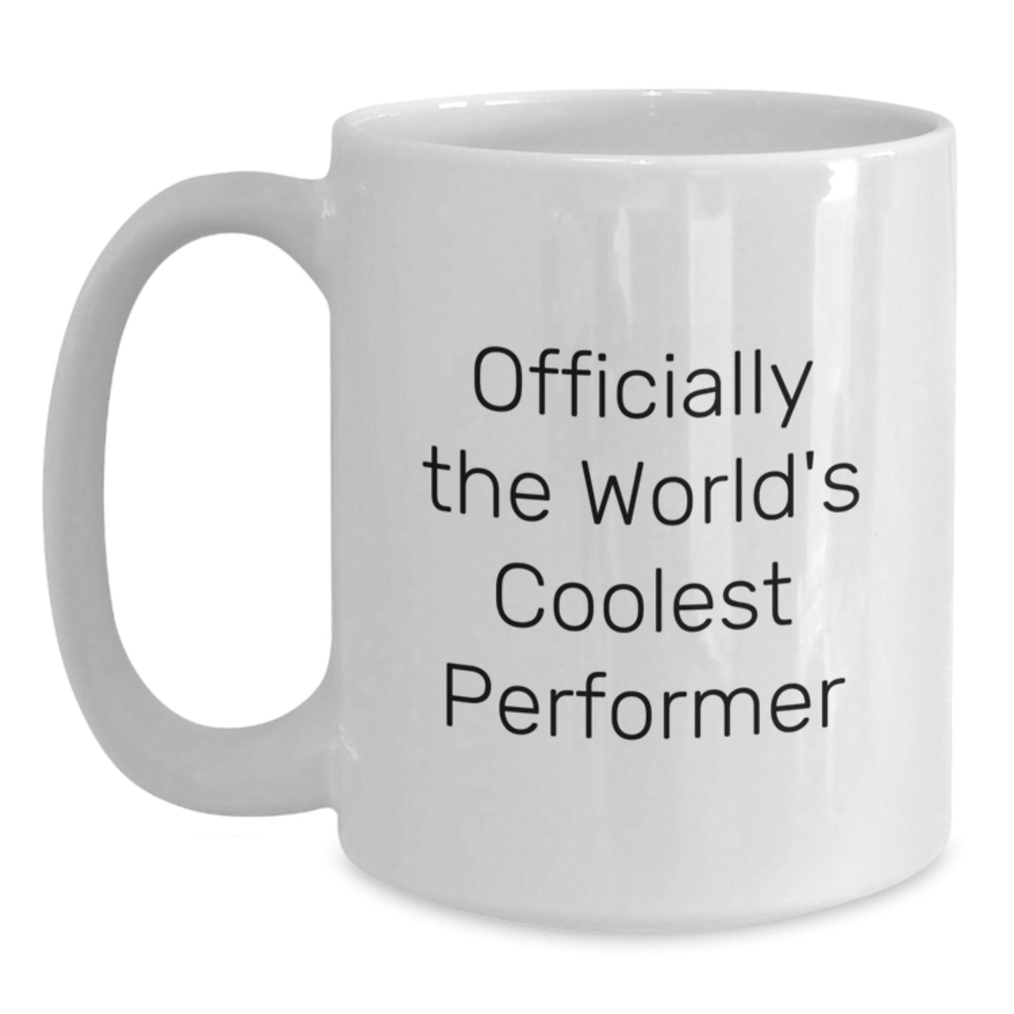 Graduation Gift Performer White Coffee Mug for Her Limited Present - Main
