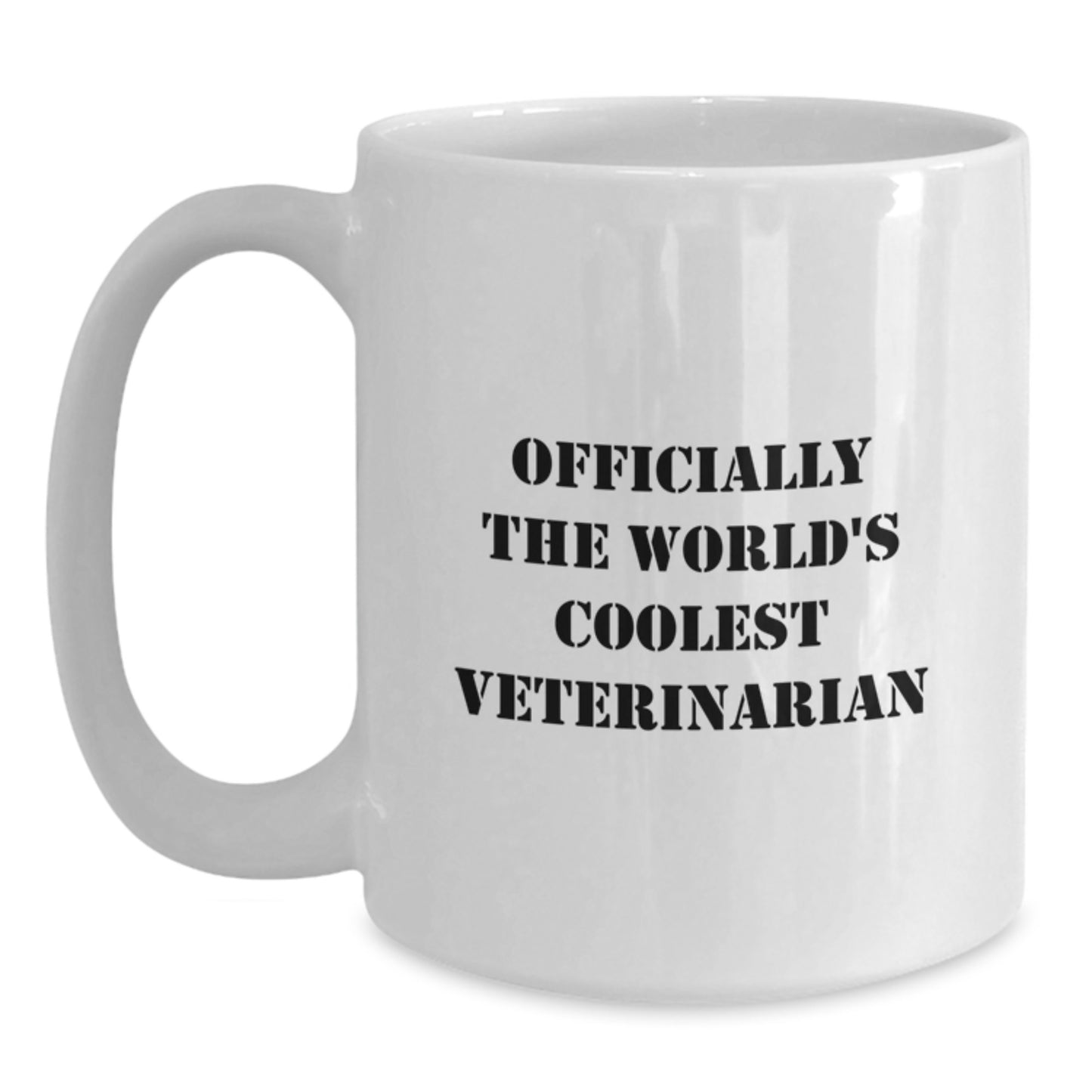 Funny Veterinarian Gifts from Friends Unique White Coffee Mug for Graduation - Main