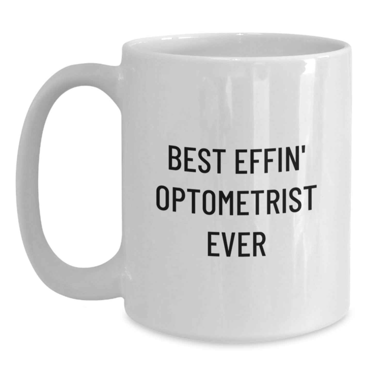 Optometrist Keepsake Ceramic White Coffee Mug for Him Birthday Gift - Main
