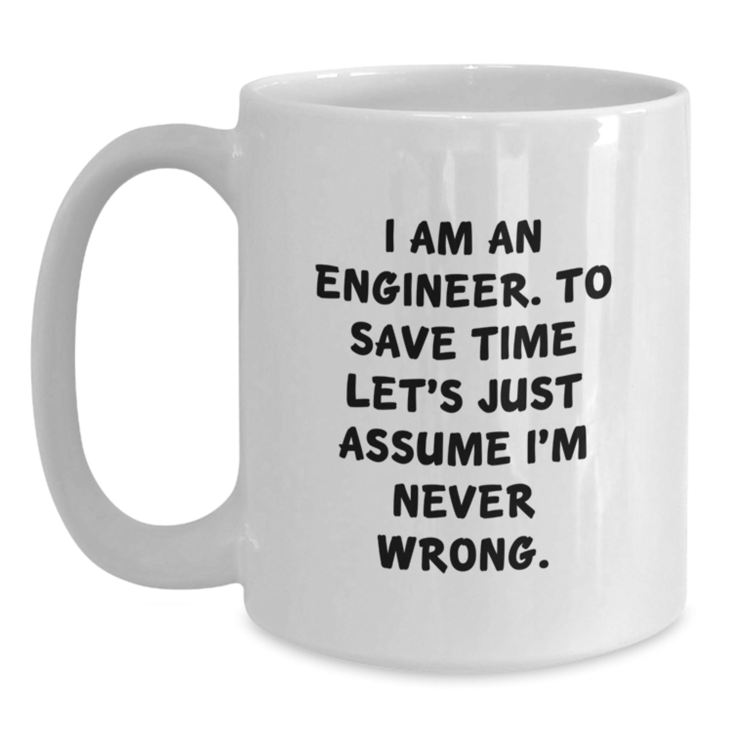Engineer Keepsake Premium White Coffee Mug for Him Birthday Gift - Main