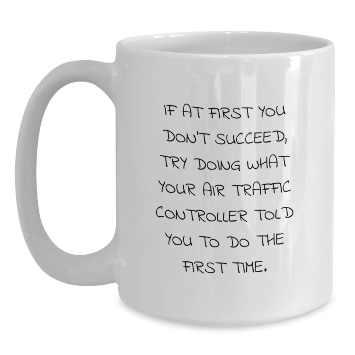 Air Traffic Controller Keepsake White Coffee Mug for Him Birthday Gift - Main