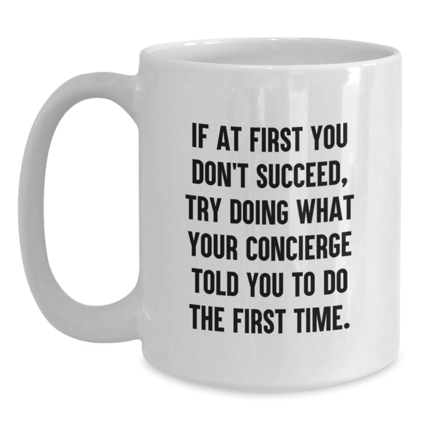 Concierge Keepsake White Coffee Mug Birthday Gift for Him - Main