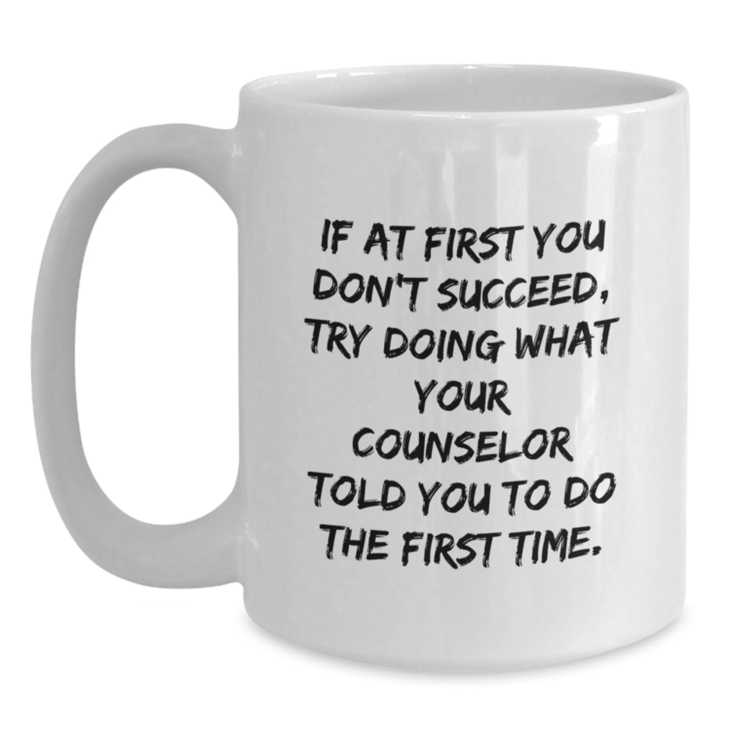 Counselor Keepsake Ceramic White Coffee Mug for Him Birthday Gift - Main