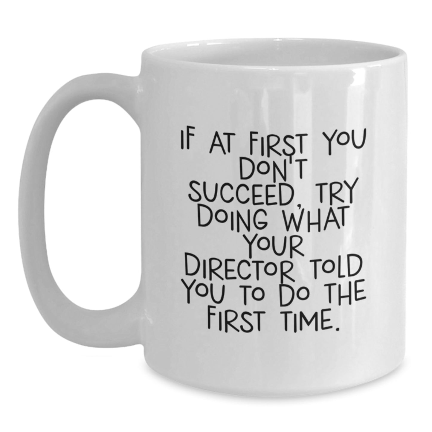 Director Keepsake White Ceramic Coffee Mug for Him Birthday Gift 11oz - Main