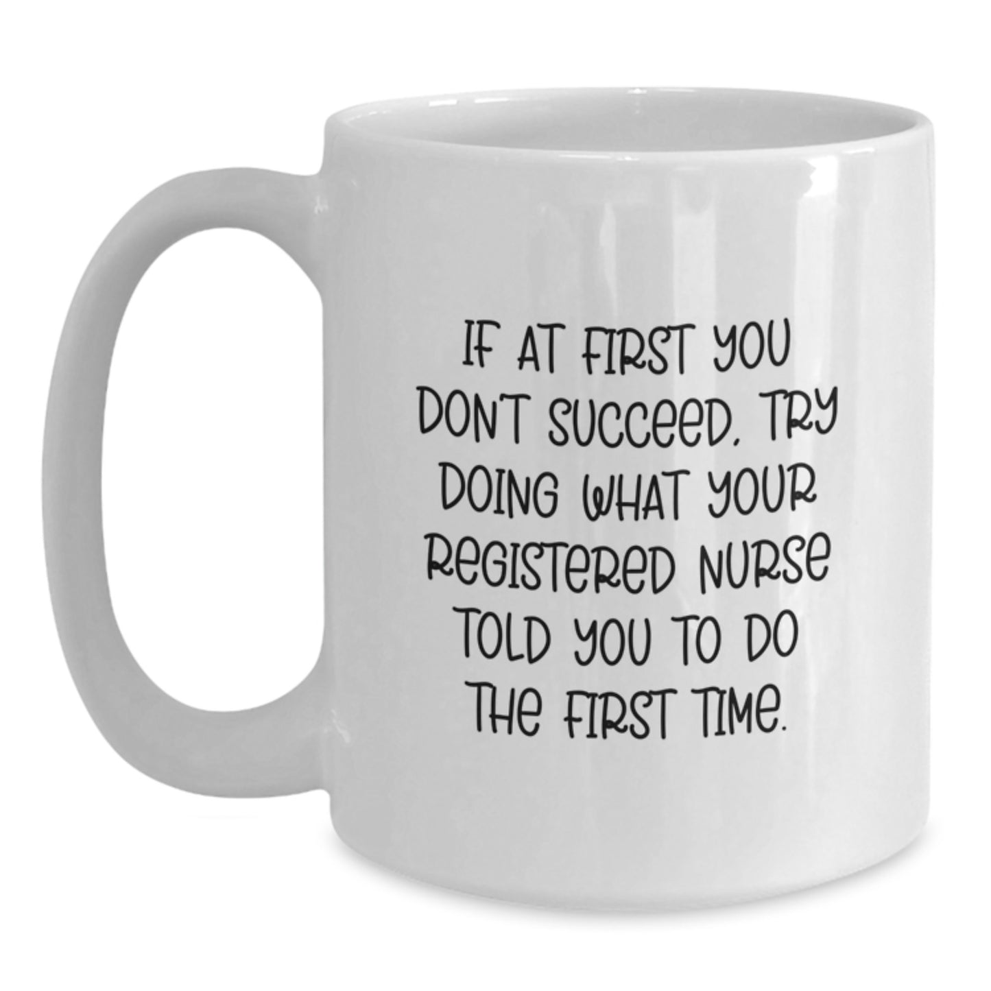 Registered Nurse Keepsake White Ceramic Coffee Mug Birthday Gift for Him - Main