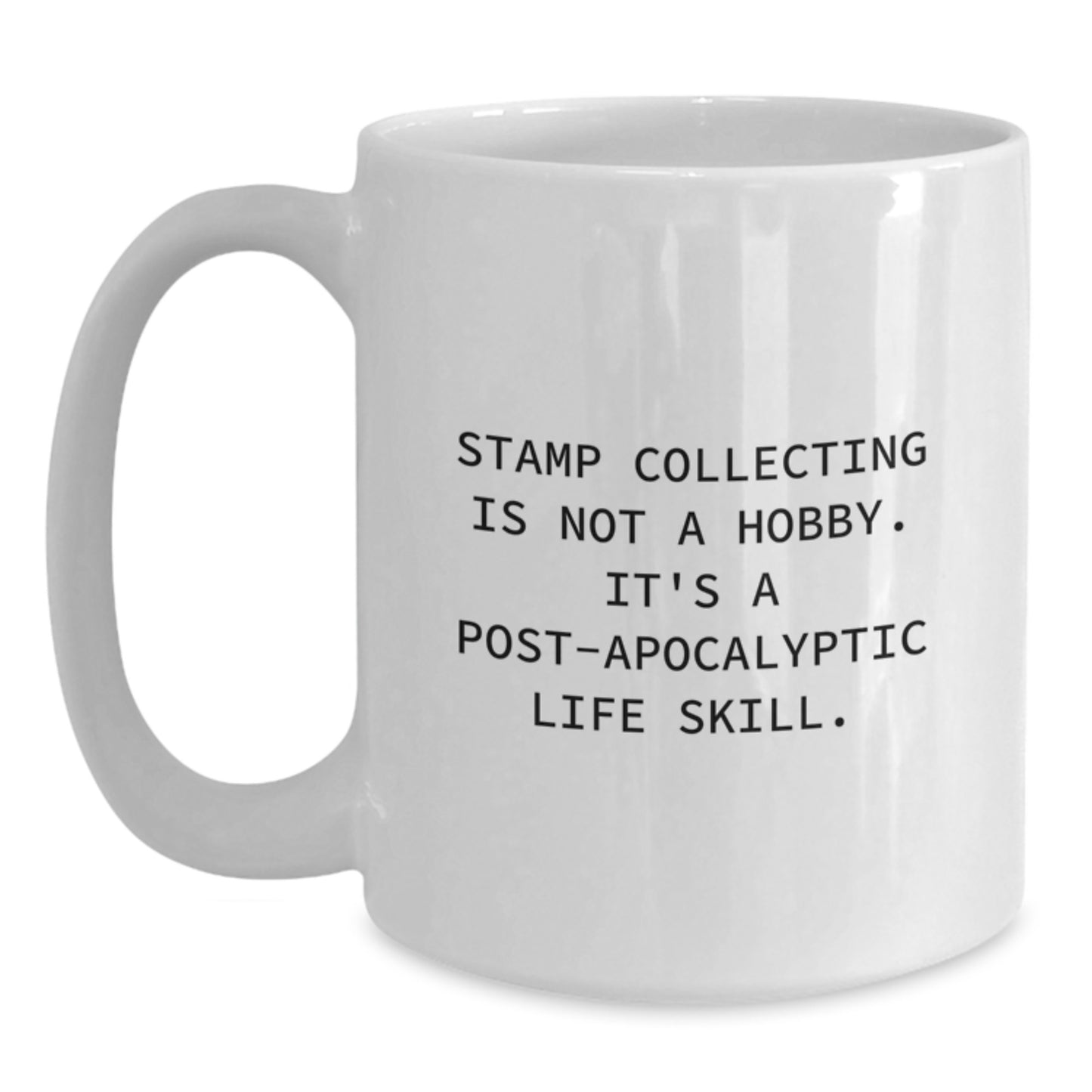 Stamp Collecting Keepsake Mug for Him Birthday Gift Ceramic 11oz - Main