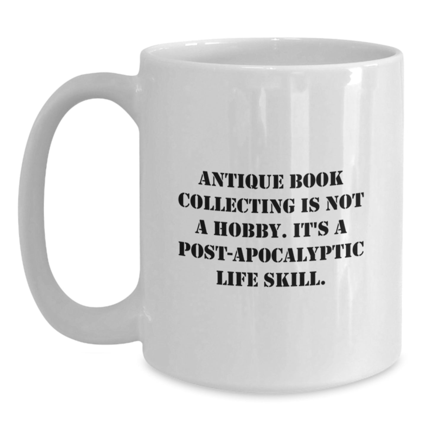 Antique Book Collecting Keepsake Mug for Him Birthday Gift - Main