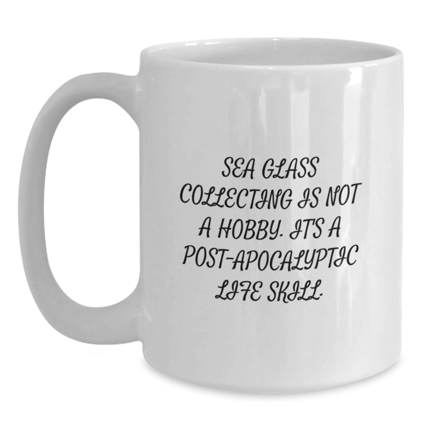 Birthday Gift for Her – Sea Glass Collecting 11oz Mug Present - Main