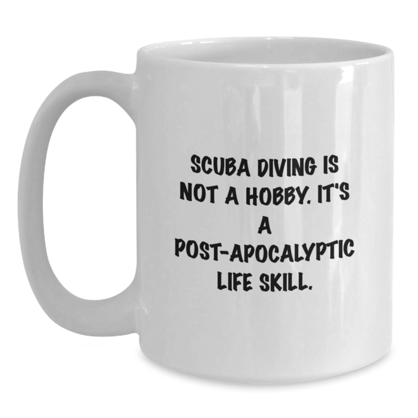 Scuba Diving Keepsake Mug for Him Birthday Gift Ceramic 11oz - Main
