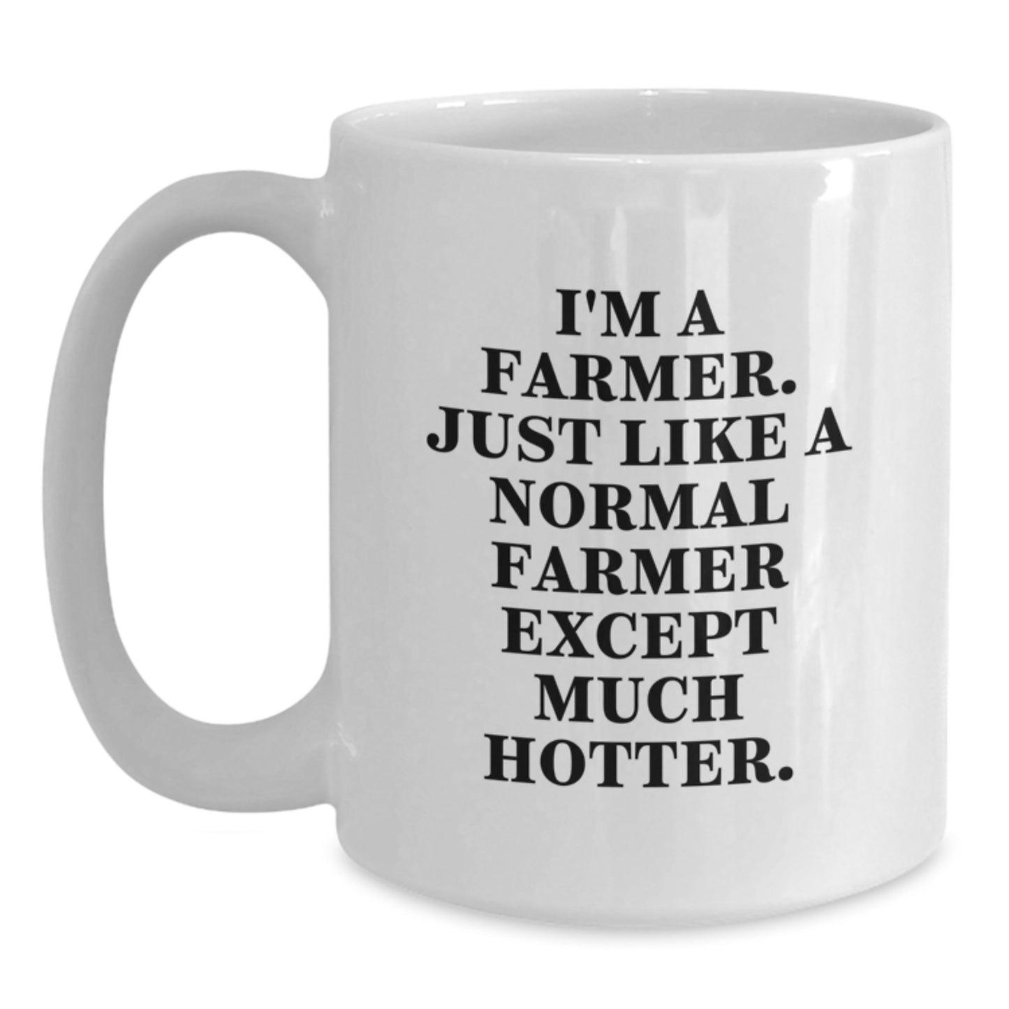 Farmer Funny White Coffee Mugs, Gifts from Friends to Farmer, Valentine's Unique Gifts for Men Women - Main