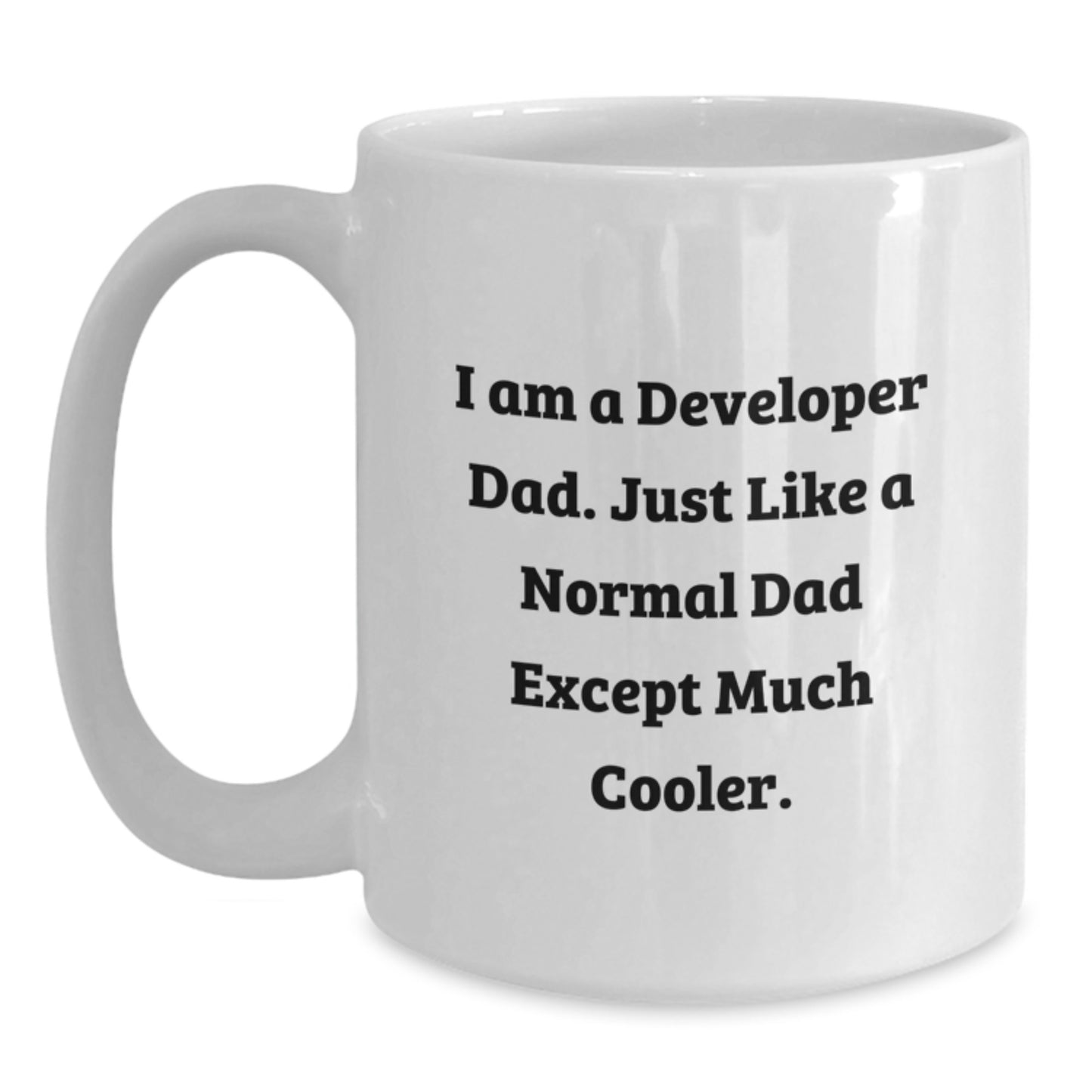 Developer Dad Cool Fun Novelty Mug for Friends Birthday Gift - Main