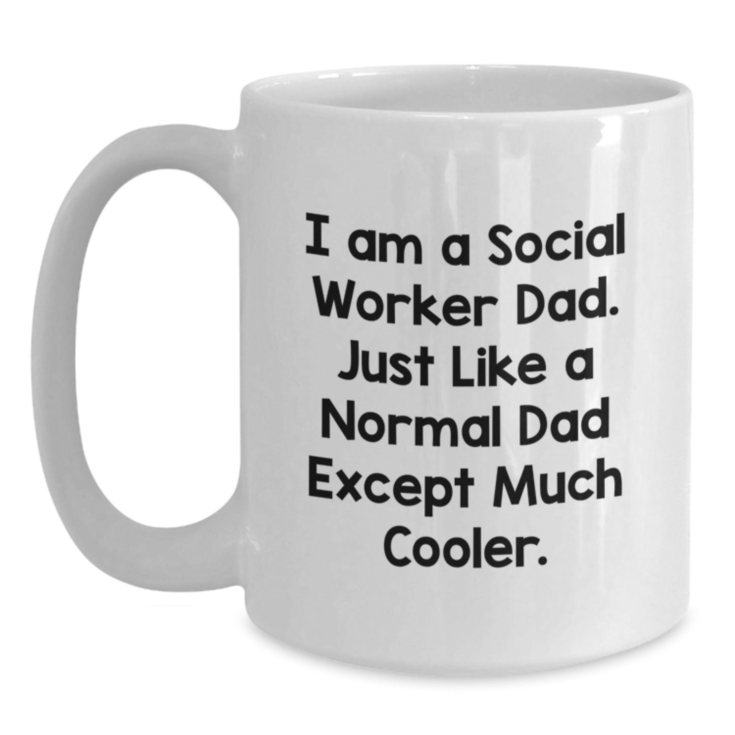 Cool Dad Social Worker Mug Novelty Birthday Gift for Friends - Main