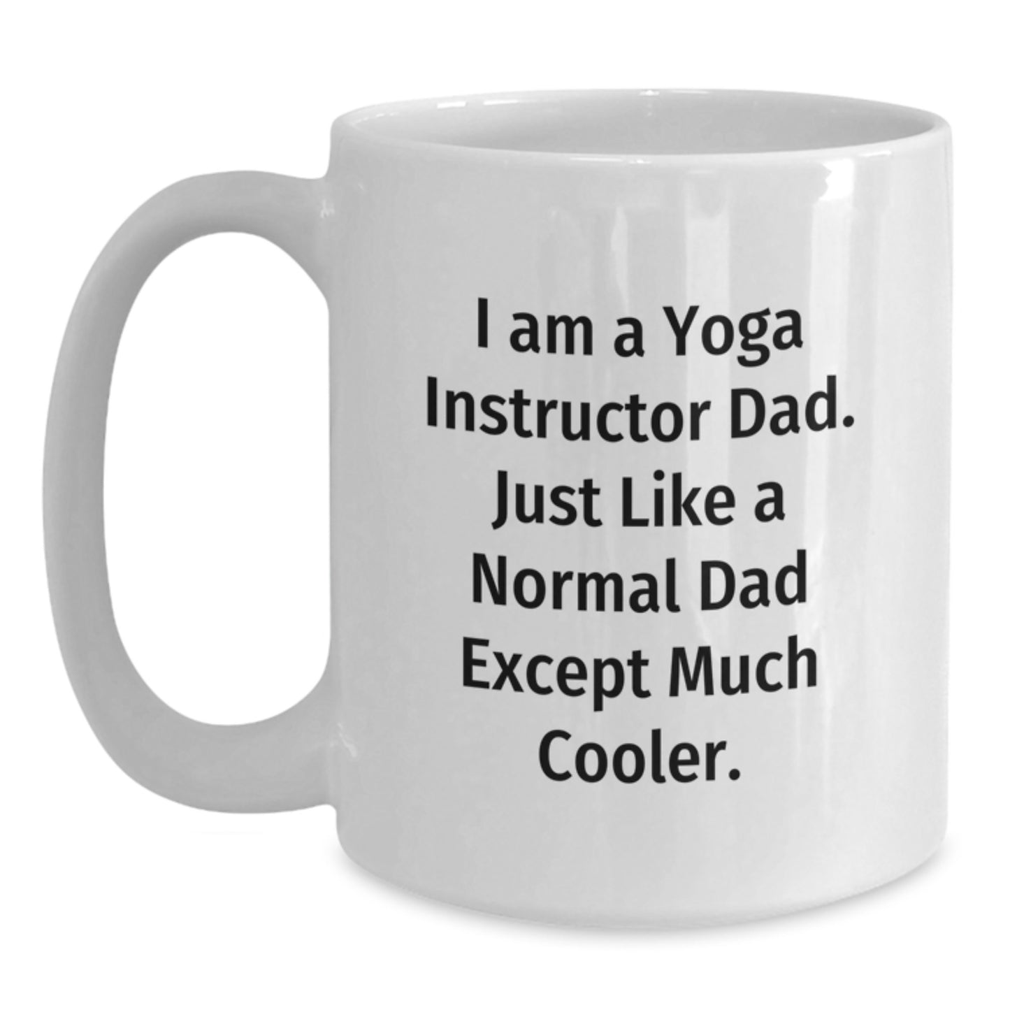 Birthday Gift Yoga Instructor White Coffee Mug for Her Present - Main