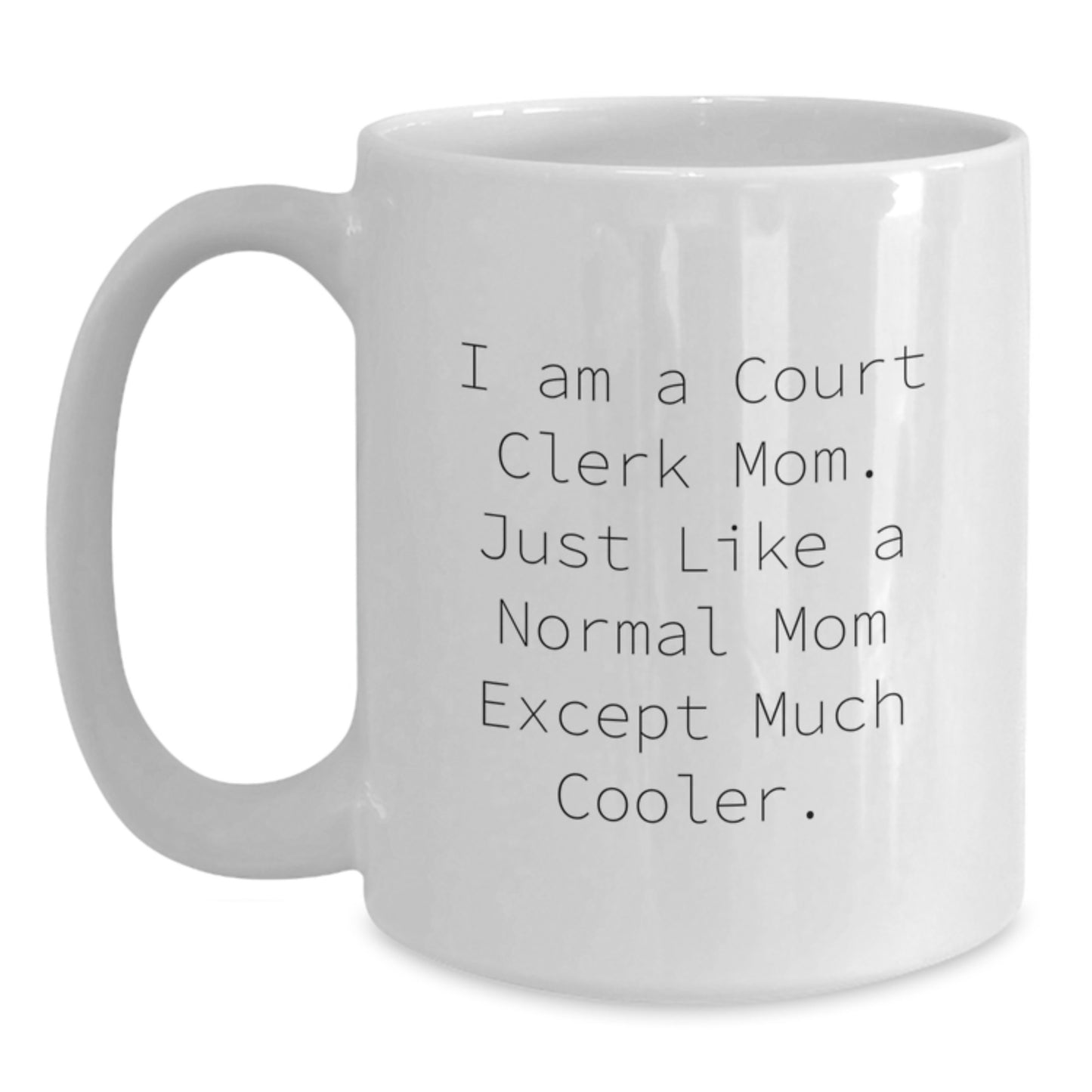 Court Clerk Keepsake White Coffee Mug for Him Birthday Gift - Main