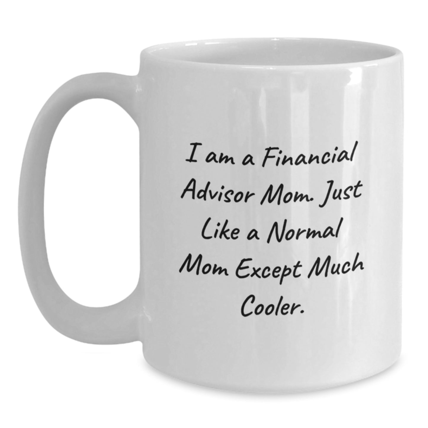 Financial Advisor Keepsake Mug for Him White Ceramic Birthday Gift - Main