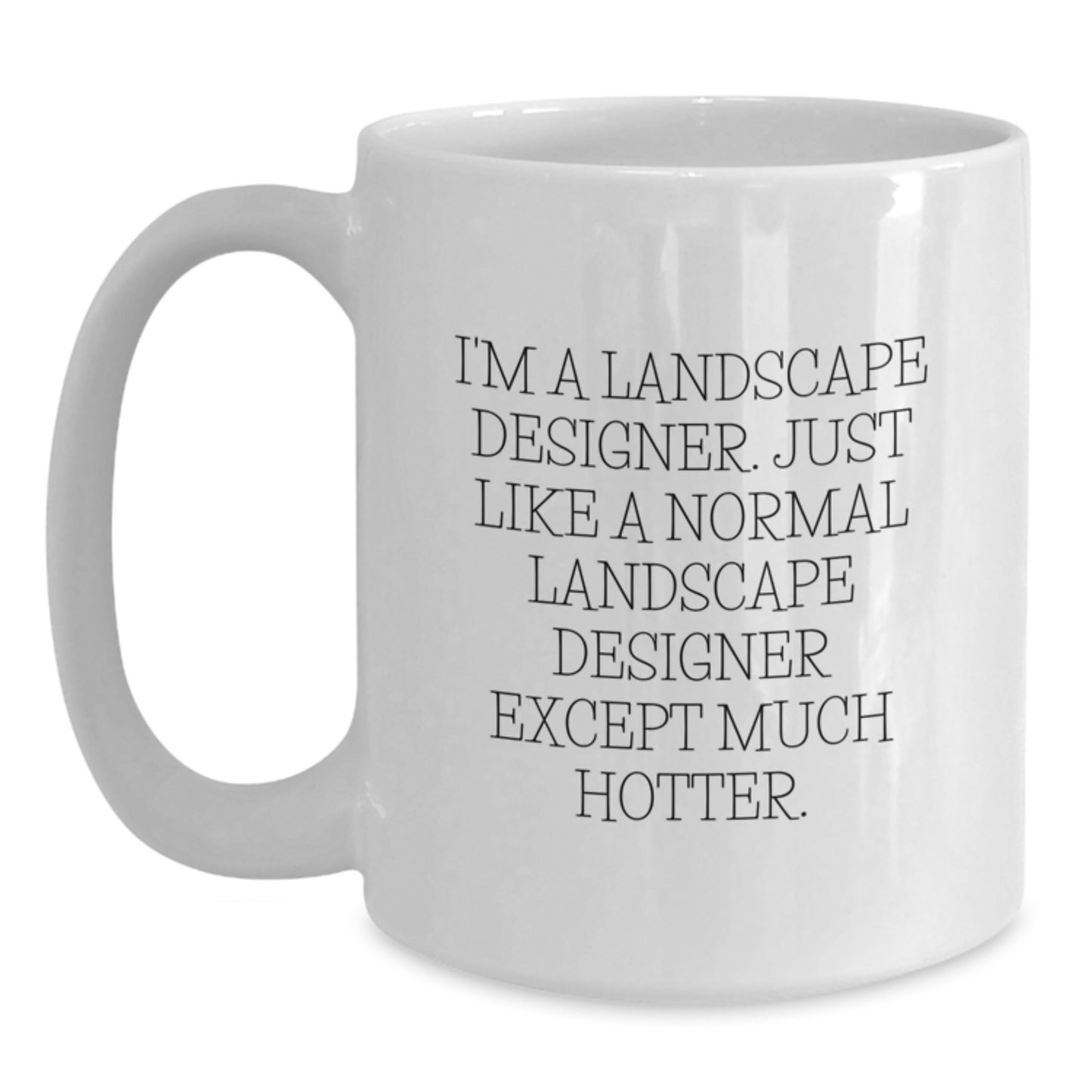 Funny Landscape Designer Gifts from Men to Friends, Unique Birthday Unique Gifts for Landscape Designers, White Coffee Mug - Main