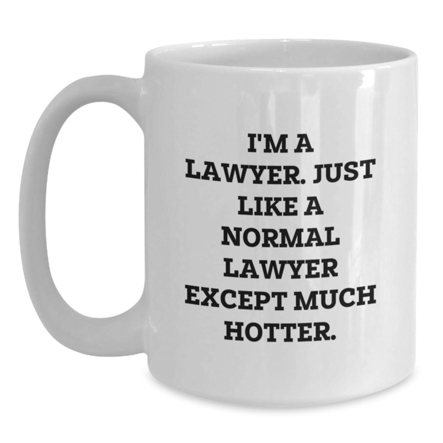 Funny Lawyer Gifts Lawyer White Coffee Mug For Valentine's Unique Gifts from Friends to Lawyer Men - Main