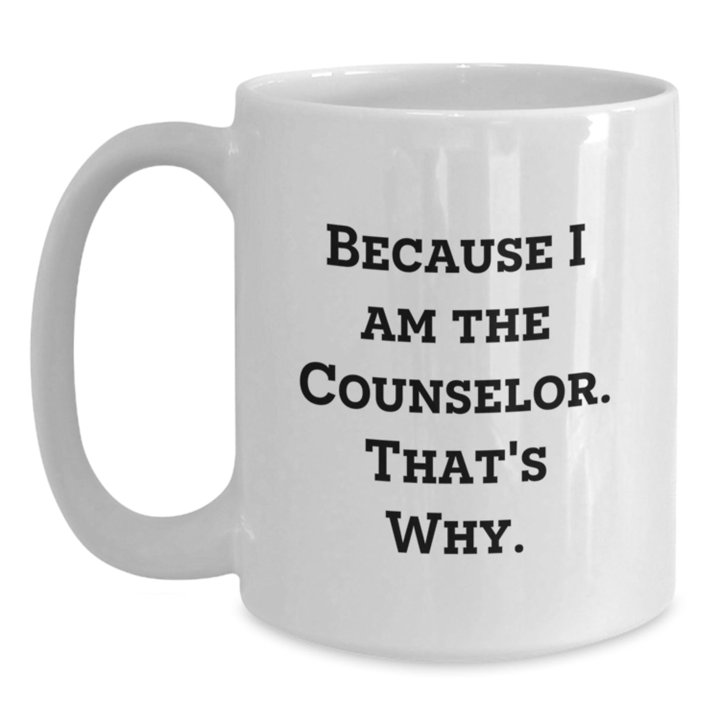 Birthday Gift for Her Counselor White Coffee Mug Ceramic Present - Main