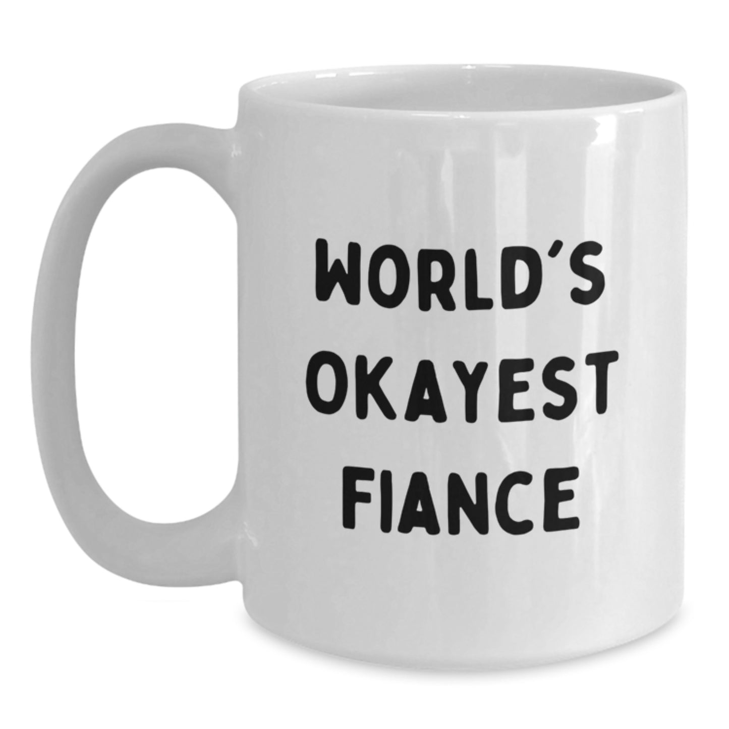 Fiance White Coffee Mug for a Best Friend Companion Birthday Gift - Main