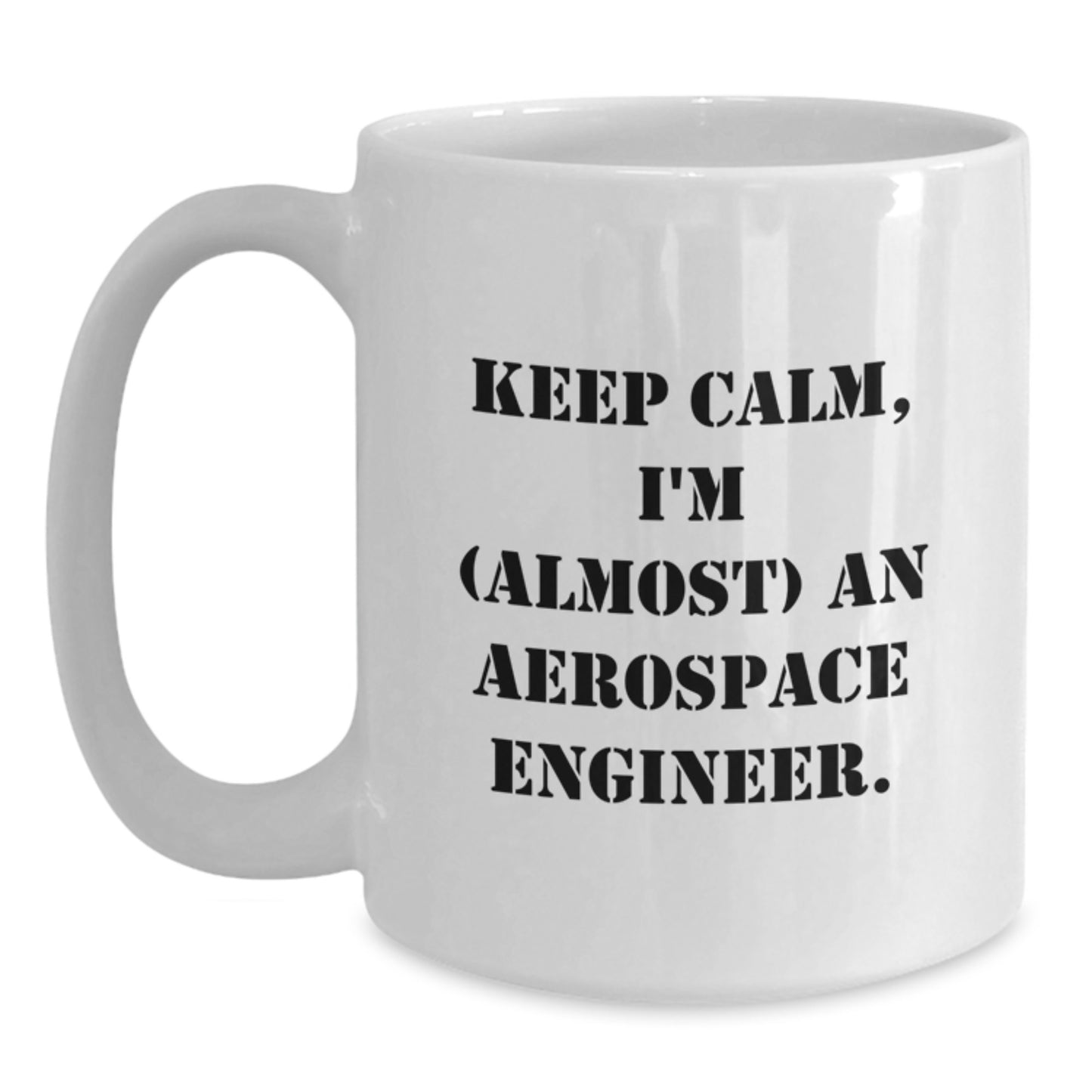 Birthday Gift Aerospace Engineer White Coffee Mug for Her - Main