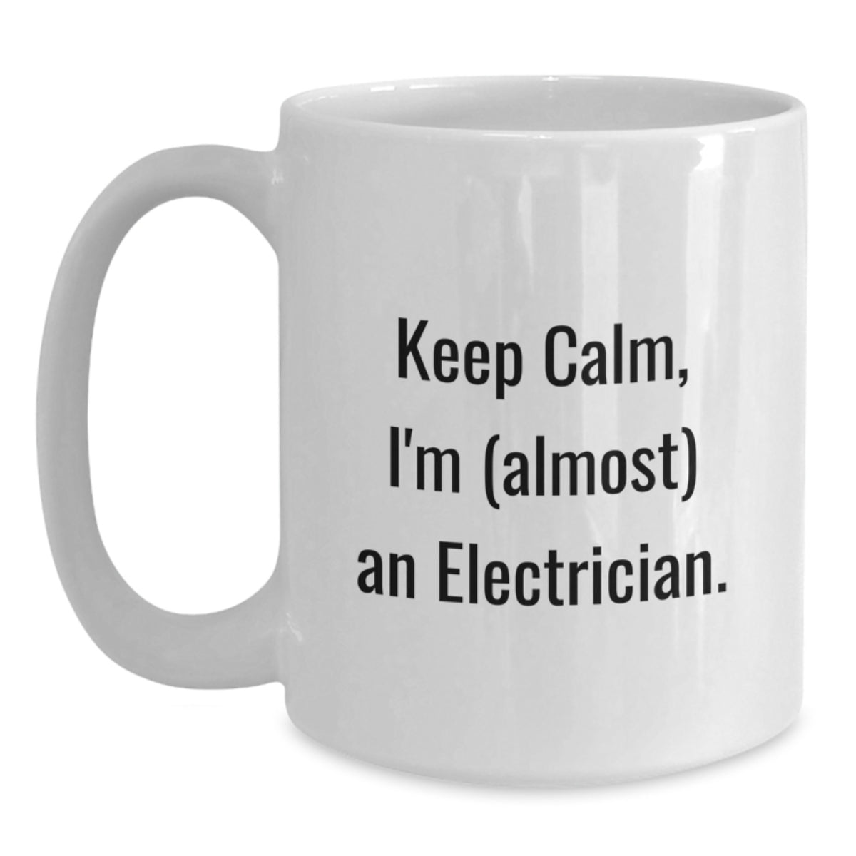 Electrician Gift for Him - Keep Calm Keepsake Mug - Main