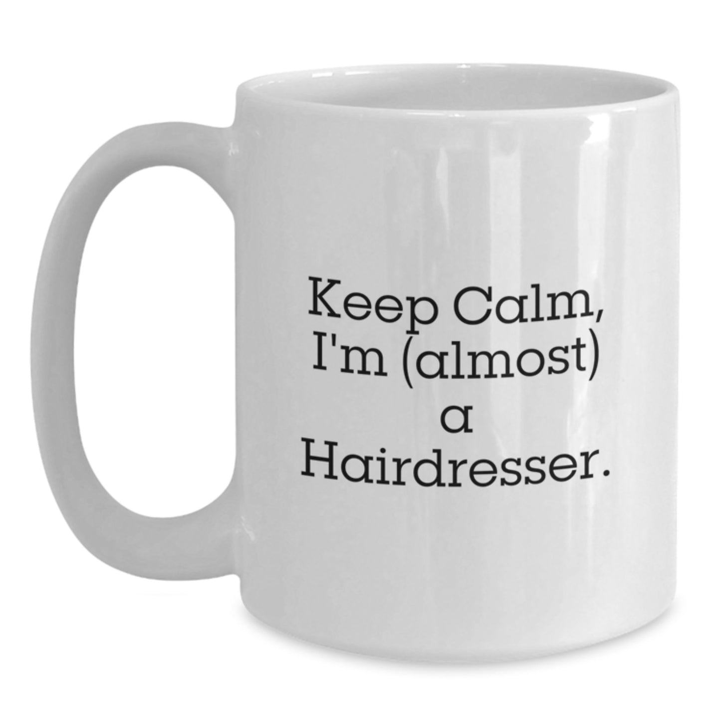 Hairdresser Keepsake White Ceramic Coffee Mug for Him Birthday Gift - Main