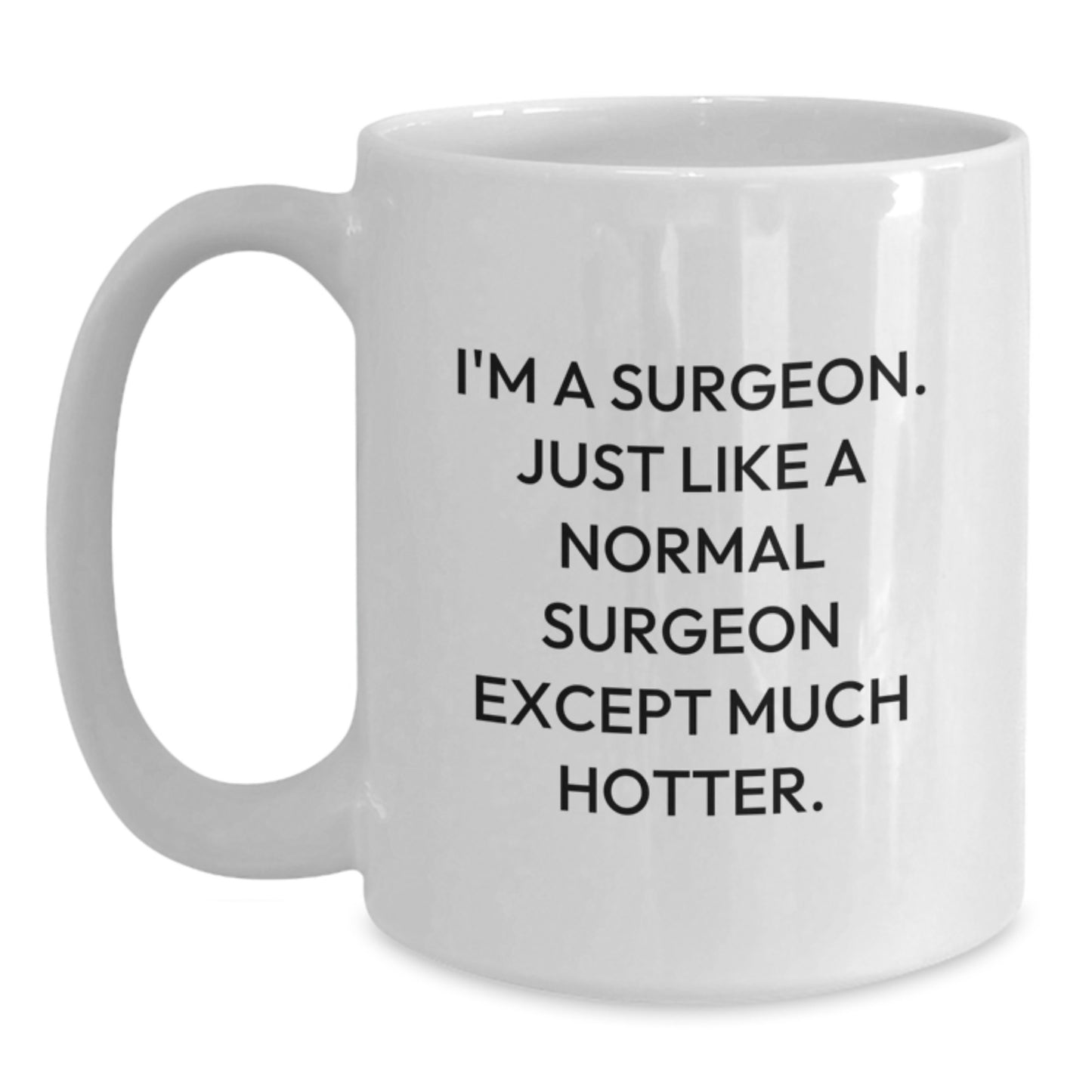 Funny Surgeon Gifts for Surgeon Men from Friends, Unique White Coffee Mugs for Surgeon, Christmas Unique Gifts - Main