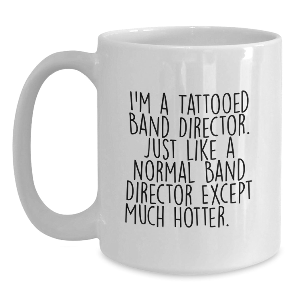 Band Director Gift for Him - Tattooed Band Director Keepsake Mug - Main