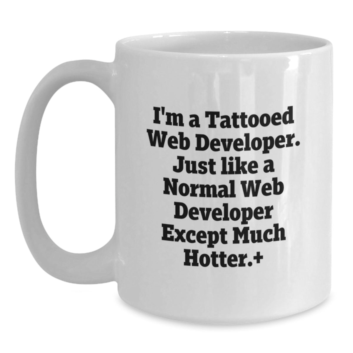 Web Developer Gift For Him - Tattooed Web Developer Keepsake Mug - Main