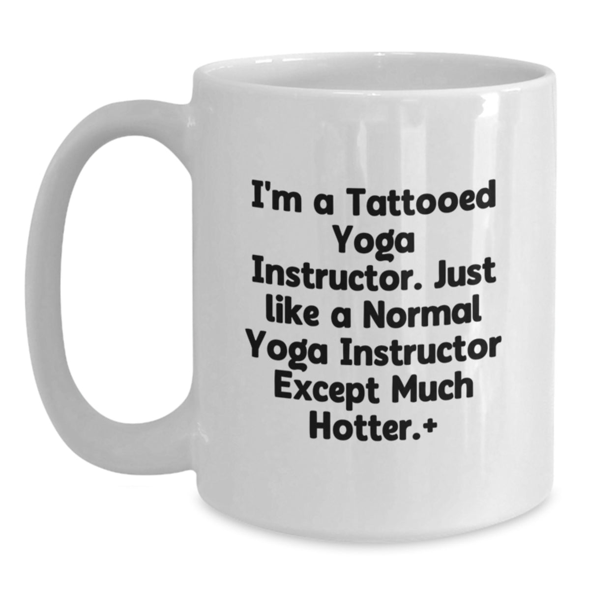 Christmas Gift for Her Humorous Coffee Mug for A Tattooed Yoga - Main