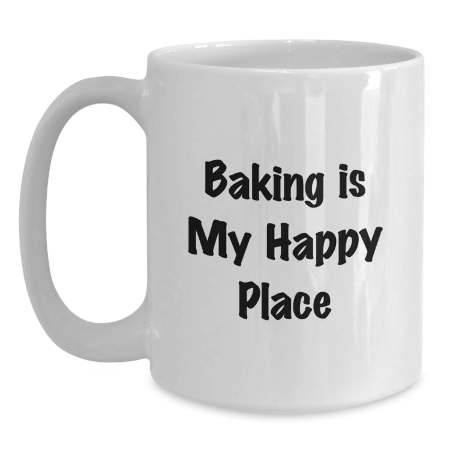 Baking Gifts from Family for Baking Enthusiasts with Funny Quote White Coffee Mugs for Women, Men or Friends at Christmas - Main