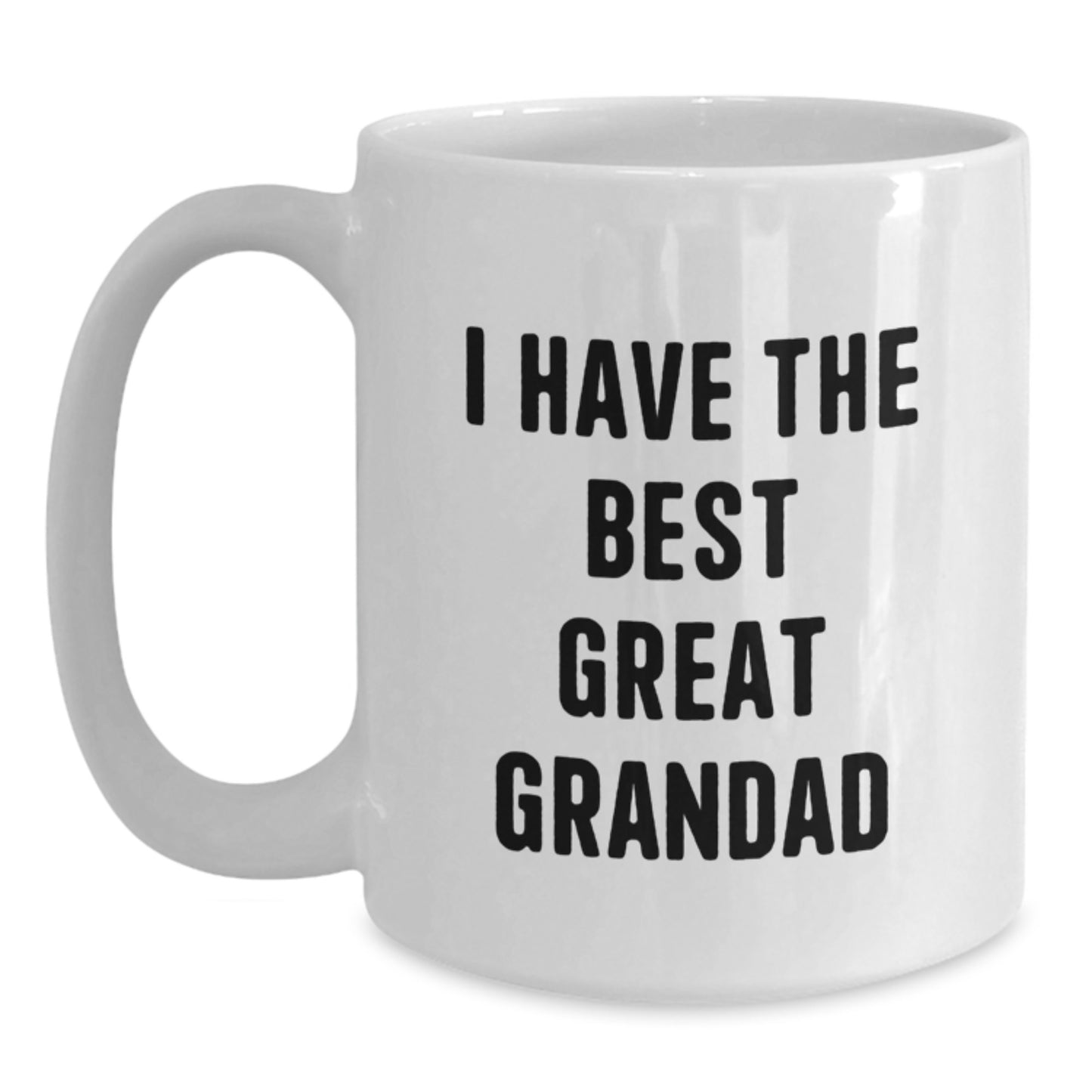 Funny Grandad Gifts from Family for Christmas Unique Mugs, I Have The Best Great Grandad - Main