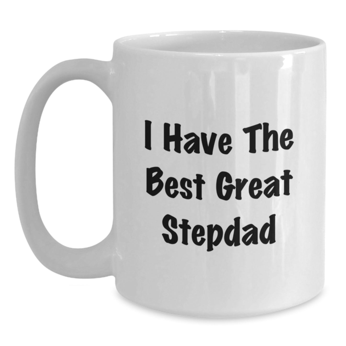 Funny Stepdad Quotes White Coffee Mugs Gifts from Family for Stepdad Mother's Day Unique Gifts - Main