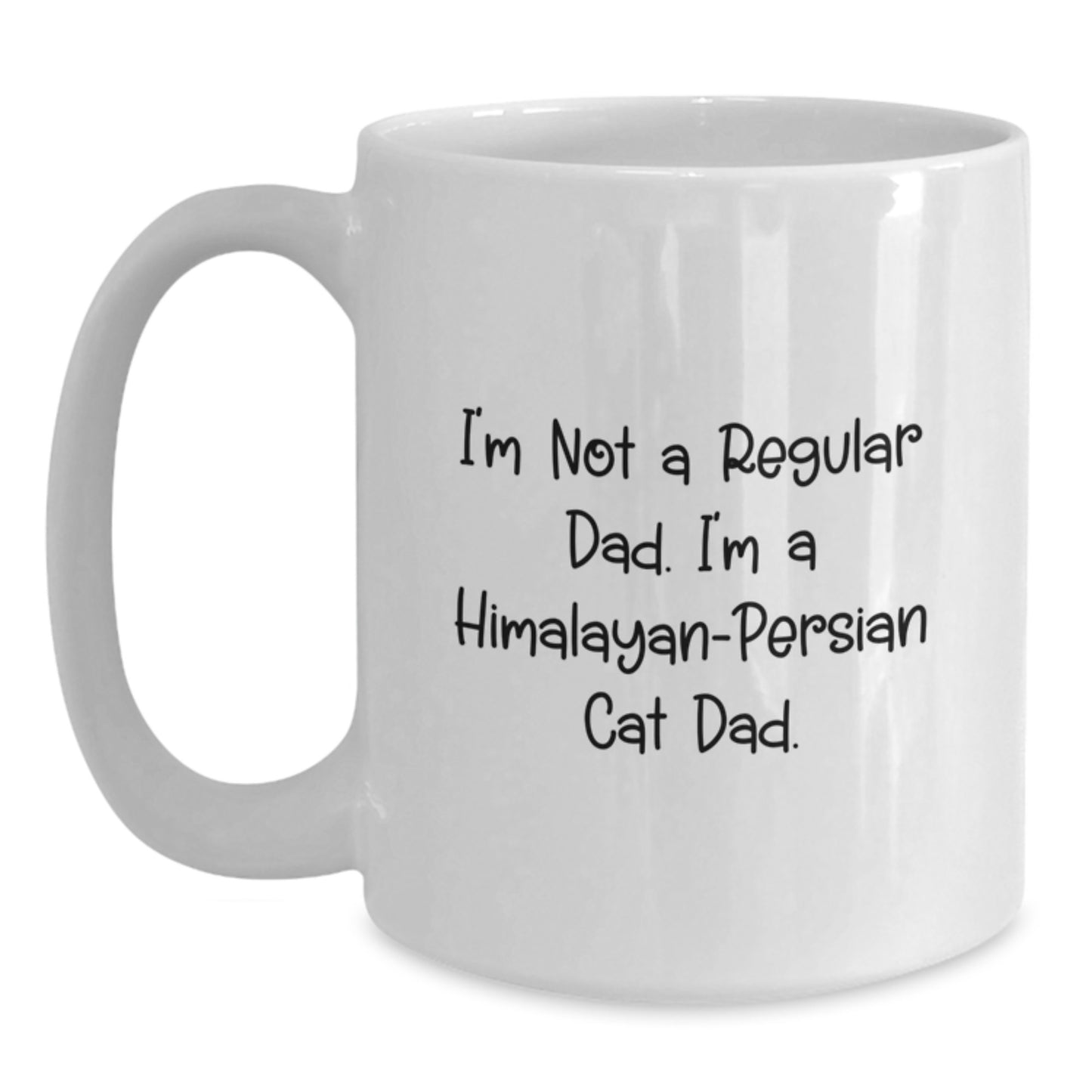 Funny Himalayan-Persian Cat Dad Gifts for Men from White Coffee Mug for Christmas Unique Presents - Main