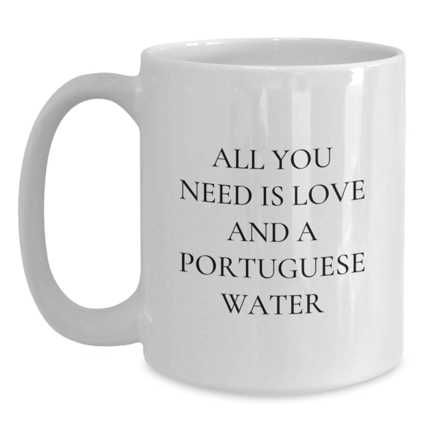 Portuguese Water Dog Lover Gifts from Friends and Family, White Coffee Mug for Birthday Unique Present - Main